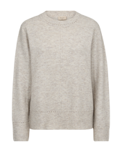 Afbeelding in Gallery-weergave laden, FREEQUENT PULLOVER OLINA HOLE DETAILS AND METALLIC moonbeam w. silver
