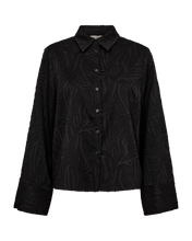 Load image into Gallery viewer, FREEQUENT SHIRT MINNA JACQUARD PATTERN black
