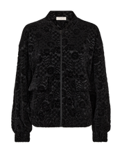 Afbeelding in Gallery-weergave laden, FREEQUENT JACKET GRY VELVET LACE black
