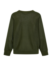 Afbeelding in Gallery-weergave laden, FREEQUENT PULLOVER BETTY METALLIC KNIT BAT SLEEVE kombu green
