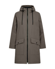 Load image into Gallery viewer, FREEQUENT JACKET RAIN WATERPROOF ZIPPER morel
