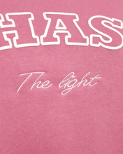 Load image into Gallery viewer, FREEQUENT SWEAT KAMELA RUBBER PRINT wild orchid w. star off-white
