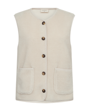 Afbeelding in Gallery-weergave laden, FREEQUENT WAISTCOAT TEDDY WITH BUTTON moonbeam
