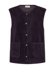 Afbeelding in Gallery-weergave laden, FREEQUENT WAISTCOAT TEDDY WITH BUTTON nightshade
