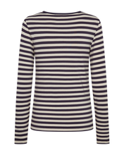 Afbeelding in Gallery-weergave laden, FREEQUENT SHIRT LIANA STRIPED nightshade w. moonbeam
