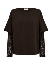 Afbeelding in Gallery-weergave laden, FREEQUENT SHIRT CHICO LACE SLEEVE mole
