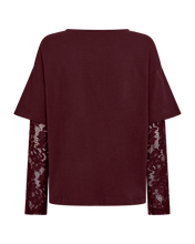 Afbeelding in Gallery-weergave laden, FREEQUENT SHIRT CHICO LACE SLEEVE port royale

