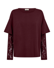 Afbeelding in Gallery-weergave laden, FREEQUENT SHIRT CHICO LACE SLEEVE port royale
