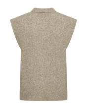Load image into Gallery viewer, FREEQUENT VEST ALPA ALPACA BLEND silver mink melange
