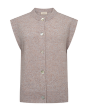 Load image into Gallery viewer, FREEQUENT VEST ALPA ALPACA BLEND pale mauve melange
