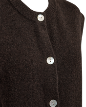 Load image into Gallery viewer, FREEQUENT VEST ALPA ALPACA BLEND mole melange
