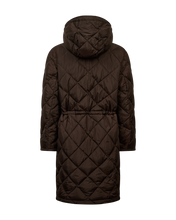 Load image into Gallery viewer, FREEQUENT JAS OLGA LONG JACKET HOOD mole
