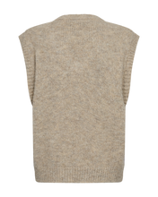 Afbeelding in Gallery-weergave laden, FREEQUENT WAISTCOAT LULU ARGYLE CHECK oyster grey mel w. iris mel
