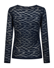 Afbeelding in Gallery-weergave laden, FREEQUENT SHIRT IBENA LACE WITH FLOWERS EN DOTS navy blazer
