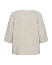 Afbeelding in Gallery-weergave laden, FREEQUENT PULL KRELA KNIT WITH SEQUIN DETAILS moonbeam melange w. silver
