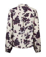 Afbeelding in Gallery-weergave laden, FREEQUENT BLOUSE MONY PRINTED BALLOON SLEEVES moonbeam w. nightshade
