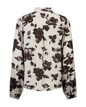Afbeelding in Gallery-weergave laden, FREEQUENT BLOUSE MONY PRINTED BALLOON SLEEVES moonbeam w. mole
