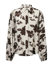 Afbeelding in Gallery-weergave laden, FREEQUENT BLOUSE MONY PRINTED BALLOON SLEEVES moonbeam w. mole
