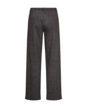 Afbeelding in Gallery-weergave laden, FREEQUENT BROEK PRINTED CHECK black w. desert taupe
