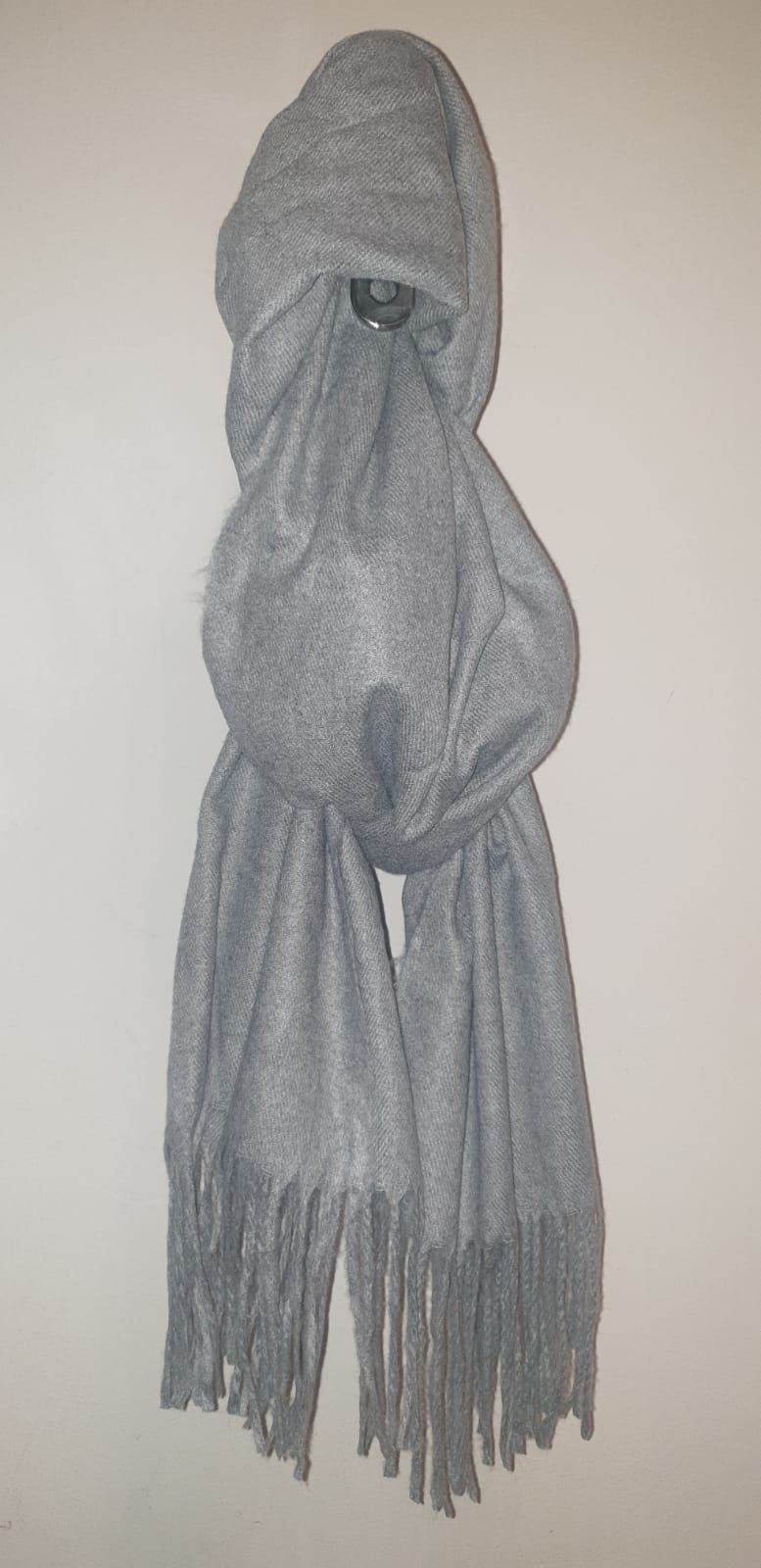 SJAAL GRIJS 100%VISCOSE