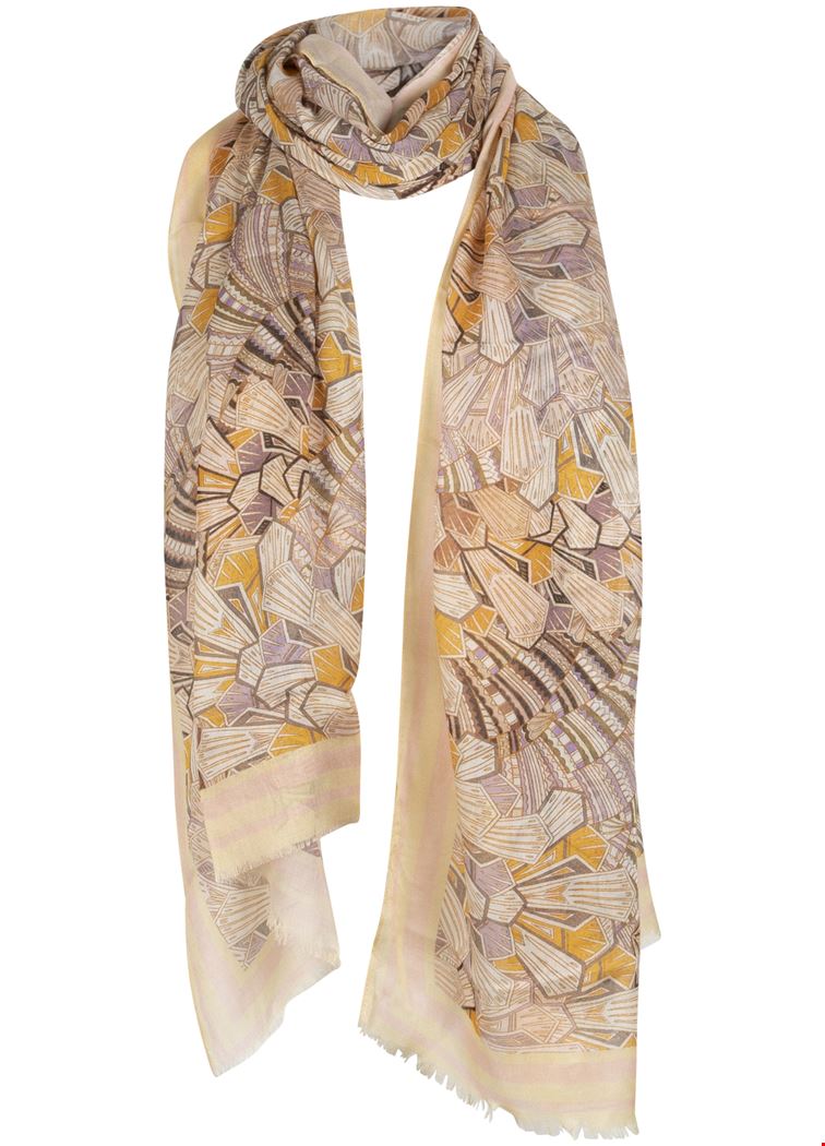 TRAMONTANA SJAAL ART DECO PRINT