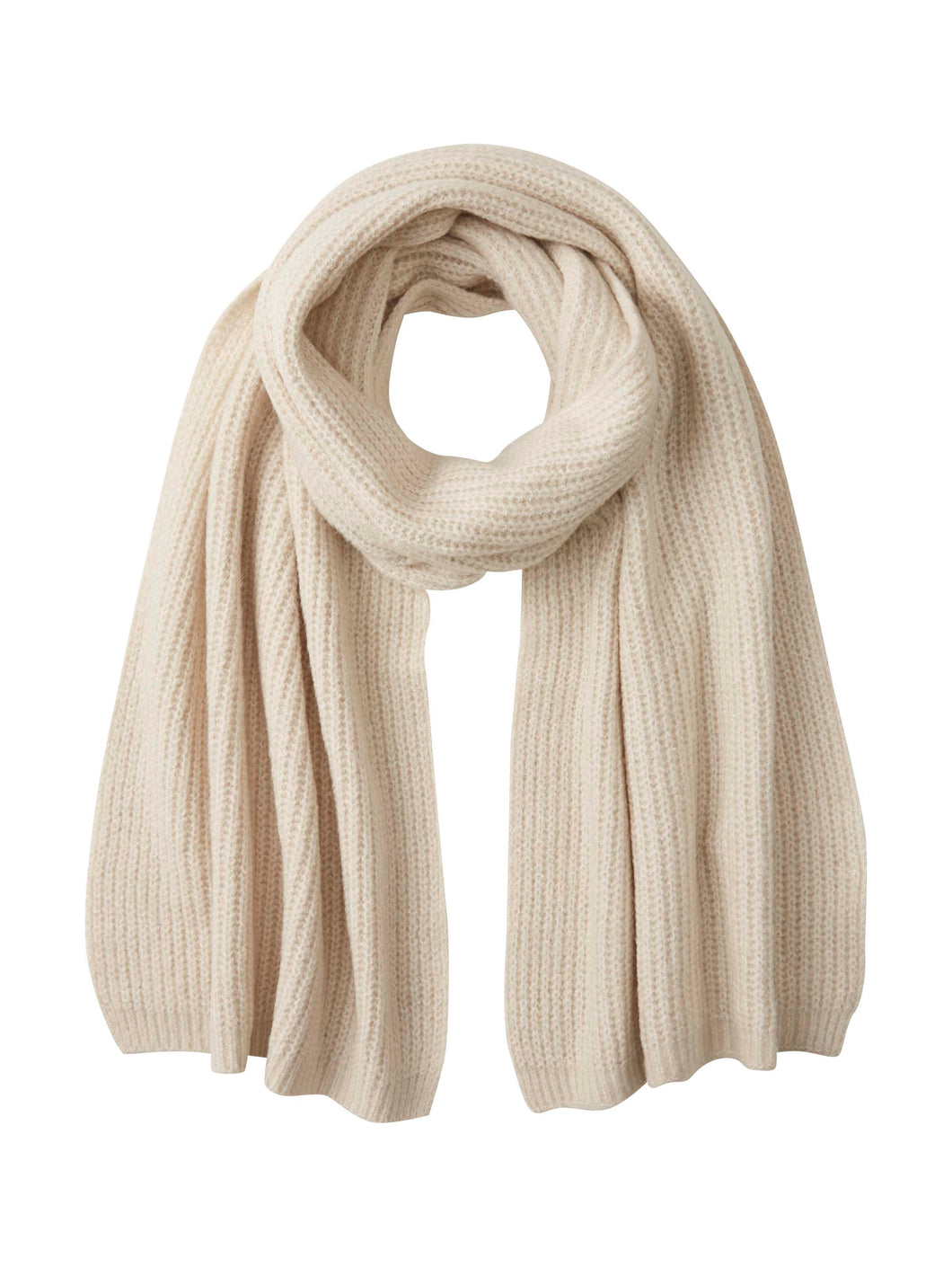 TOM TAILOR SCARF HALFCARDIGAN KNIT COLD BEIGE